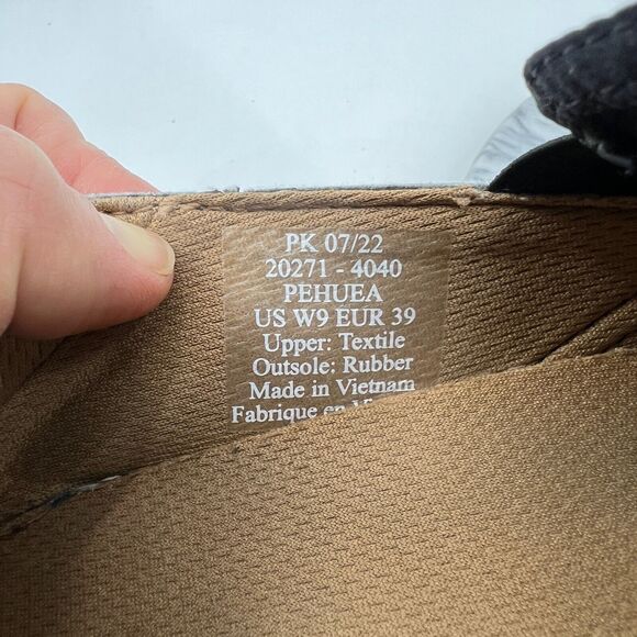 Olukai Womens 9 Shoes Black Pehuea Slip On Sneakers Breathable Mesh Loafer - Picture 11 of 14